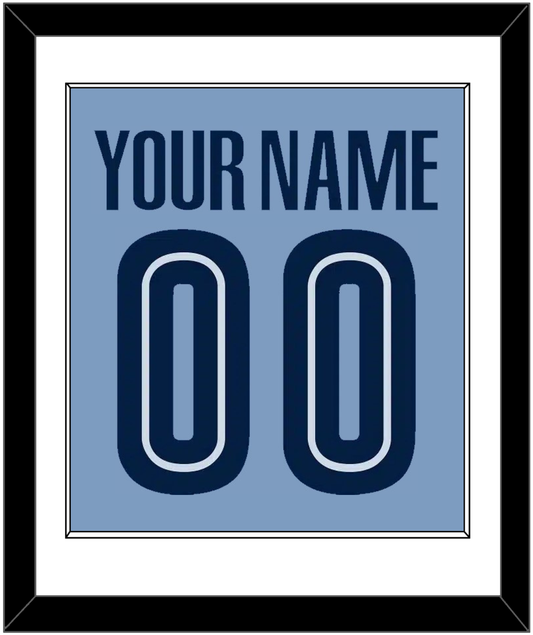 Memphis Name & Number - Alternate Light Blue (2004-2010) - Essential Tier 1