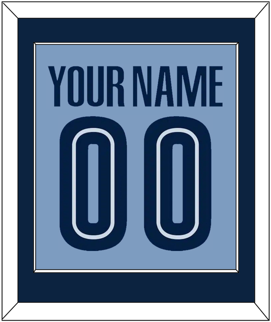 Memphis Name & Number - Alternate Light Blue (2004-2010) - Essential Tier 2