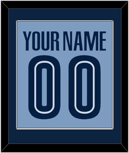 Memphis Name & Number - Alternate Light Blue (2004-2010) - Essential Tier 2
