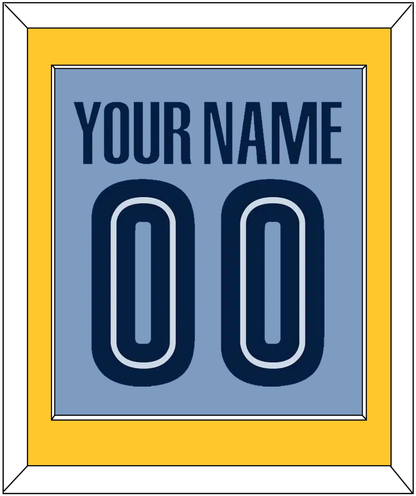 Memphis Name & Number - Alternate Light Blue (2004-2010) - Essential Tier 3