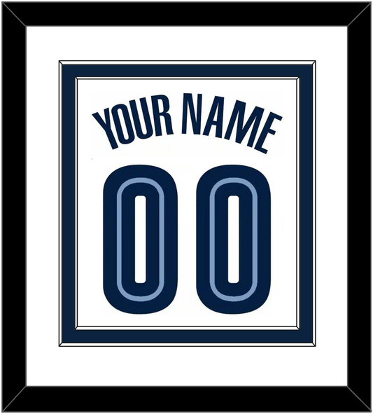 Memphis Name & Number - Home White (2004-2010) - Signature Tier 1