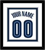 Memphis Name & Number - Home White (2004-2010) - Double Mat 1