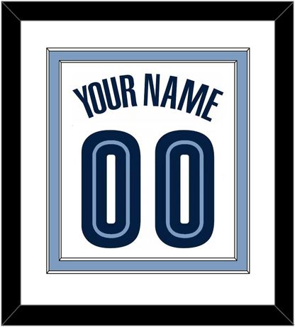 Memphis Name & Number - Home White (2004-2010) - Signature Tier 2