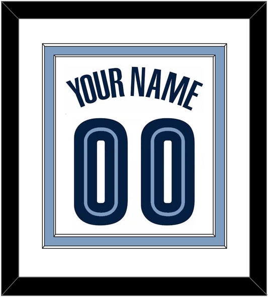 Memphis Name & Number - Home White (2004-2010) - Signature Tier 2