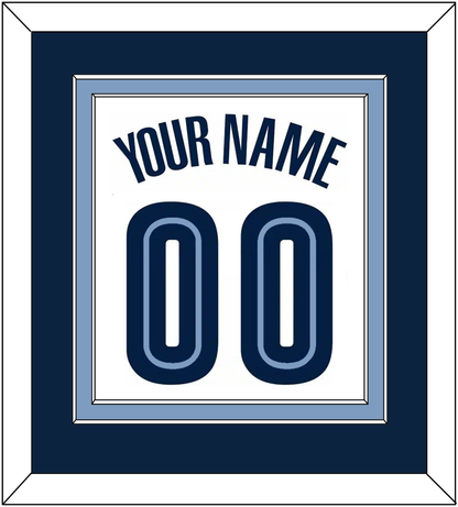 Memphis Name & Number - Home White (2004-2010) - Signature Tier 3