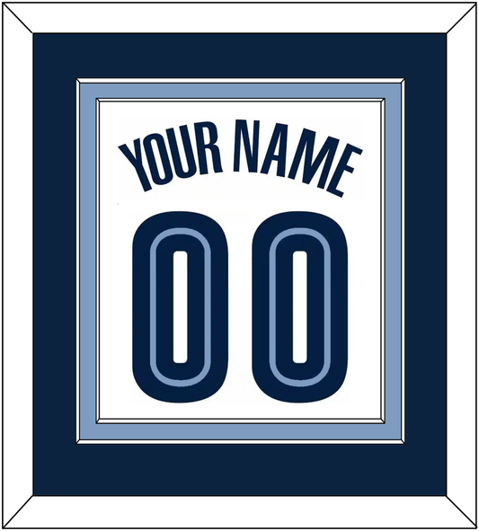 Memphis Name & Number - Home White (2004-2010) - Signature Tier 3