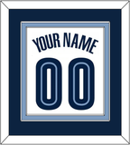 Memphis Name & Number - Home White (2004-2010) - Double Mat 3