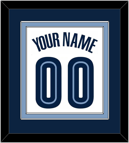 Memphis Name & Number - Home White (2004-2010) - Signature Tier 3