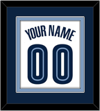 Memphis Name & Number - Home White (2004-2010) - Double Mat 3