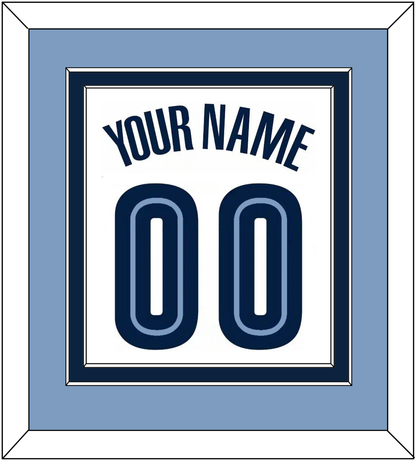 Memphis Name & Number - Home White (2004-2010) - Signature Tier 4
