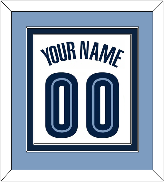 Memphis Name & Number - Home White (2004-2010) - Signature Tier 4