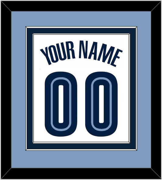 Memphis Name & Number - Home White (2004-2010) - Signature Tier 4