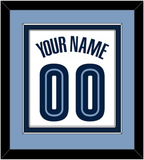 Memphis Name & Number - Home White (2004-2010) - Double Mat 4