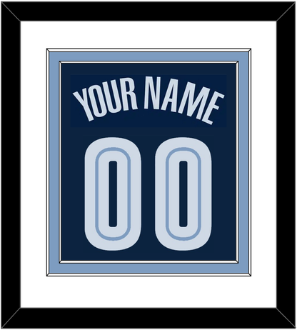 Memphis Name & Number - Road Navy (2004-2010) - Signature Tier 1