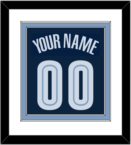 Memphis Name & Number - Road Navy (2004-2010) - Signature Tier 1
