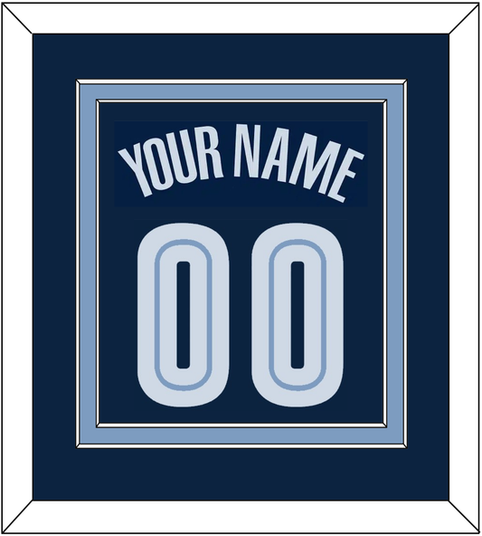 Memphis Name & Number - Road Navy (2004-2010) - Signature Tier 2