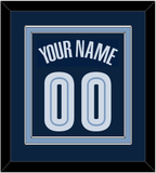 Memphis Name & Number - Road Navy (2004-2010) - Double Mat 2