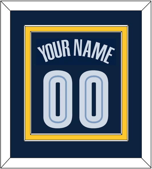 Memphis Name & Number - Road Navy (2004-2010) - Signature Tier 3