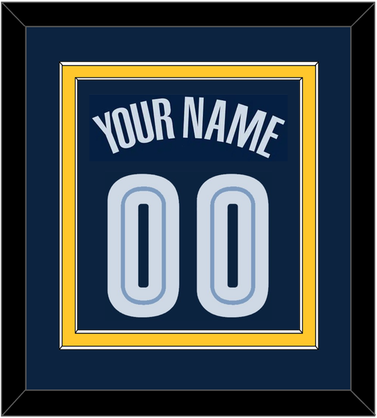 Memphis Name & Number - Road Navy (2004-2010) - Signature Tier 3