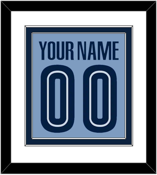 Memphis Name & Number - Alternate Light Blue (2004-2010) - Signature Tier 1