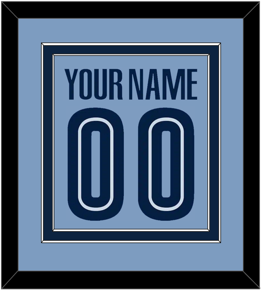 Memphis Name & Number - Alternate Light Blue (2004-2010) - Signature Tier 2