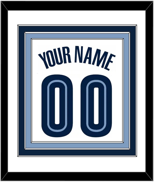 Memphis Name & Number - Home White (2004-2010) - Premier Tier 1