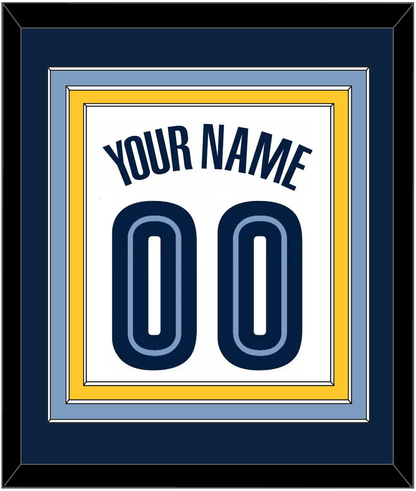 Memphis Name & Number - Home White (2004-2010) - Premier Tier 2