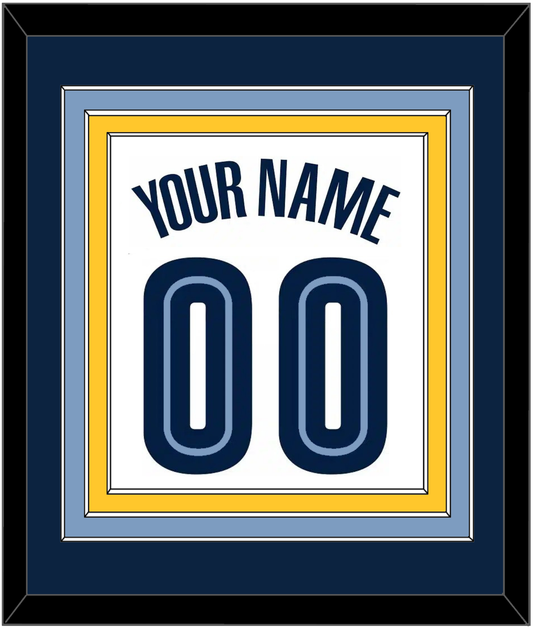 Memphis Name & Number - Home White (2004-2010) - Premier Tier 2