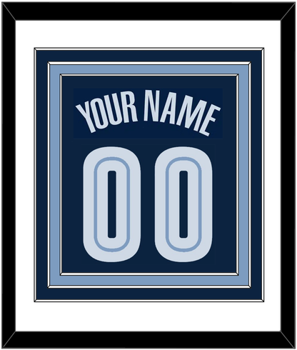 Memphis Name & Number - Road Navy (2004-2010) - Premier Tier 1