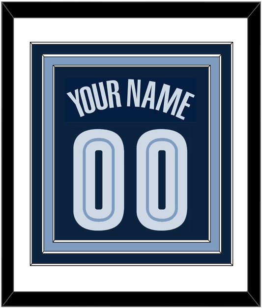 Memphis Name & Number - Road Navy (2004-2010) - Premier Tier 1