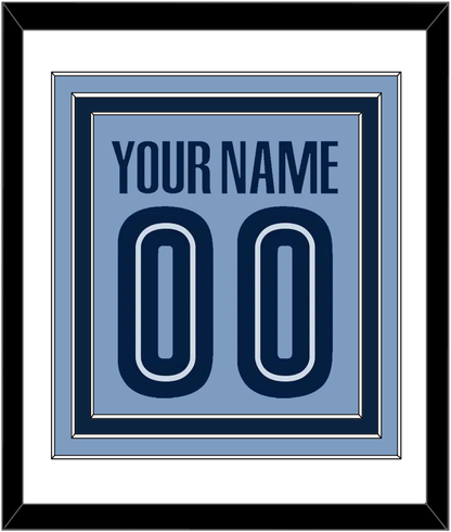 Memphis Name & Number - Alternate Light Blue (2004-2010) - Premier Tier 1