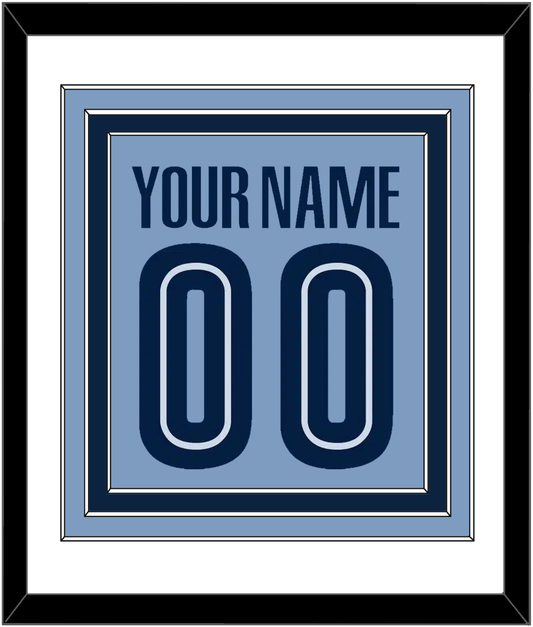 Memphis Name & Number - Alternate Light Blue (2004-2010) - Premier Tier 1