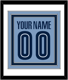 Memphis Name & Number - Alternate Light Blue (2004-2010) - Triple Mat 1