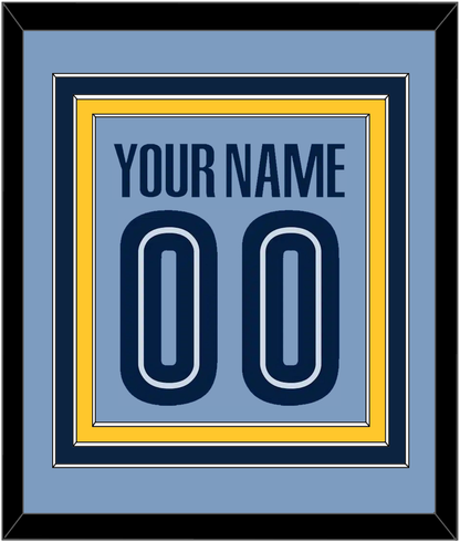 Memphis Name & Number - Alternate Light Blue (2004-2010) - Premier Tier 3