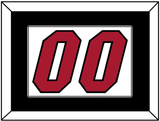Miami Number - Home White (1999-2008) - Single Mat 2