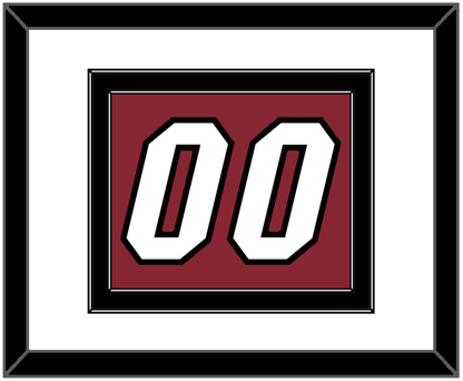 Miami Number - Alternate Red (2009-2017) - Signature Tier 1