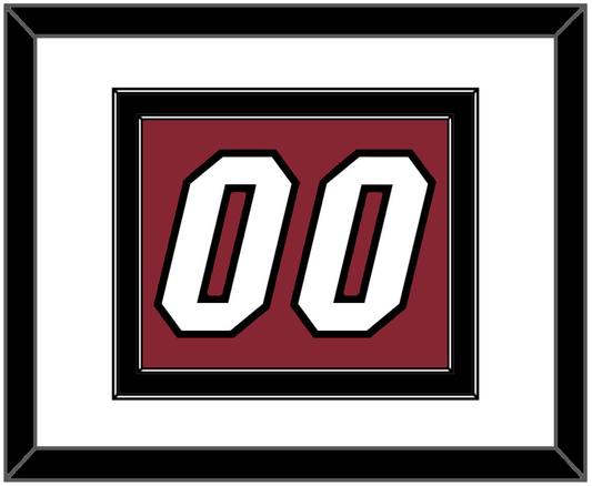 Miami Number - Alternate Red (2009-2017) - Signature Tier 1