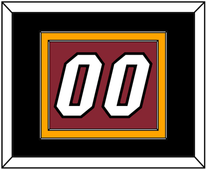 Miami Number - Alternate Red (2009-2017) - Signature Tier 2