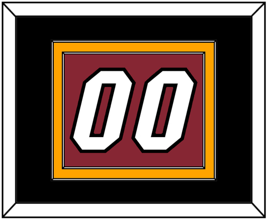 Miami Number - Alternate Red (2009-2017) - Signature Tier 2