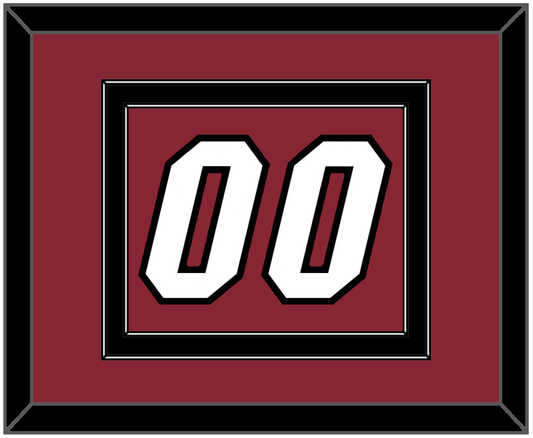 Miami Number - Alternate Red (2009-2017) - Signature Tier 3