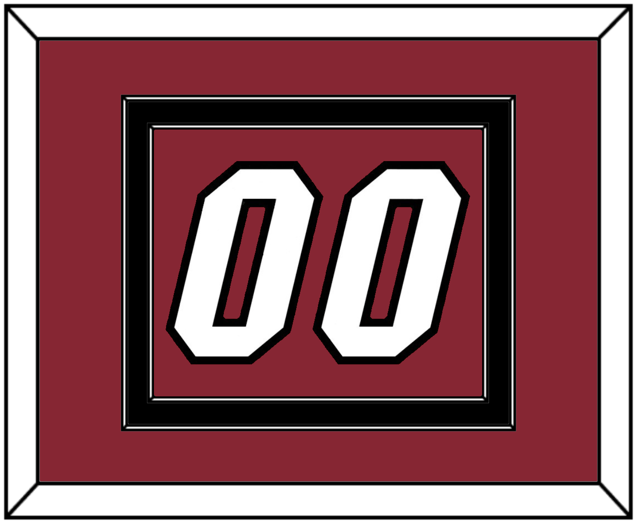 Miami Number - Alternate Red (2009-2017) - Signature Tier 3