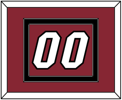 Miami Number - Alternate Red (2009-2017) - Signature Tier 3