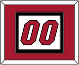 Miami Number - Home White (1999-2008) - Double Mat 3
