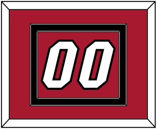 Miami Number - Alternate Red (2001-2008) - Signature Tier 2