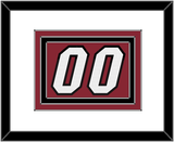 Miami Number - Red Statement - Triple Mat 2