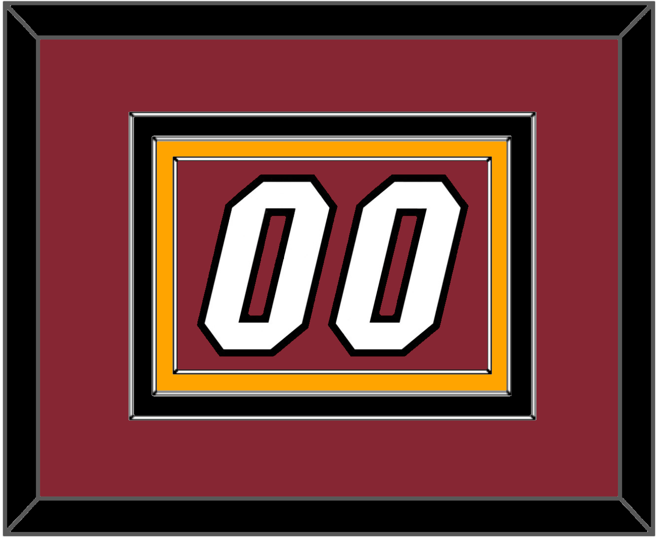 Miami Number - Alternate Red (2009-2017) - Premier Tier 3