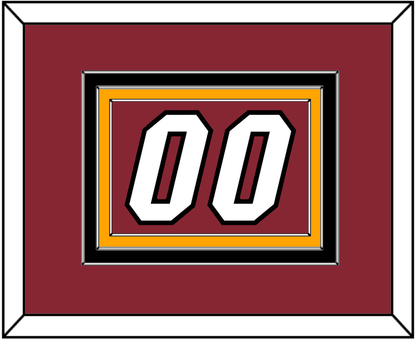 Miami Number - Alternate Red (2009-2017) - Premier Tier 3