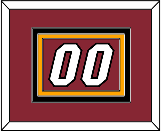Miami Number - Alternate Red (2009-2017) - Premier Tier 3