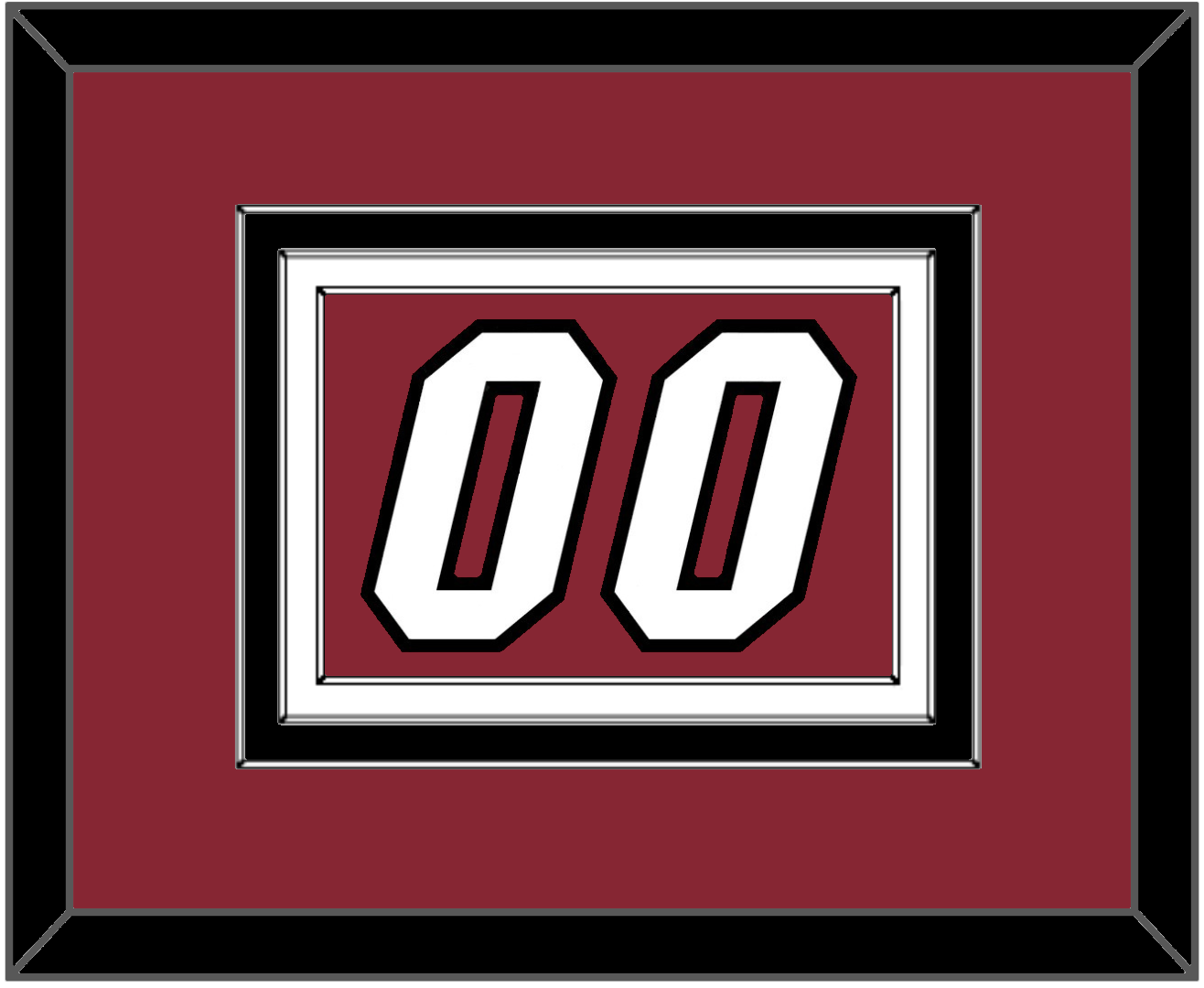 Miami Number - Alternate Red (2009-2017) - Premier Tier 4