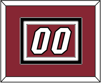 Miami Number - Alternate Red (2009-2017) - Premier Tier 4